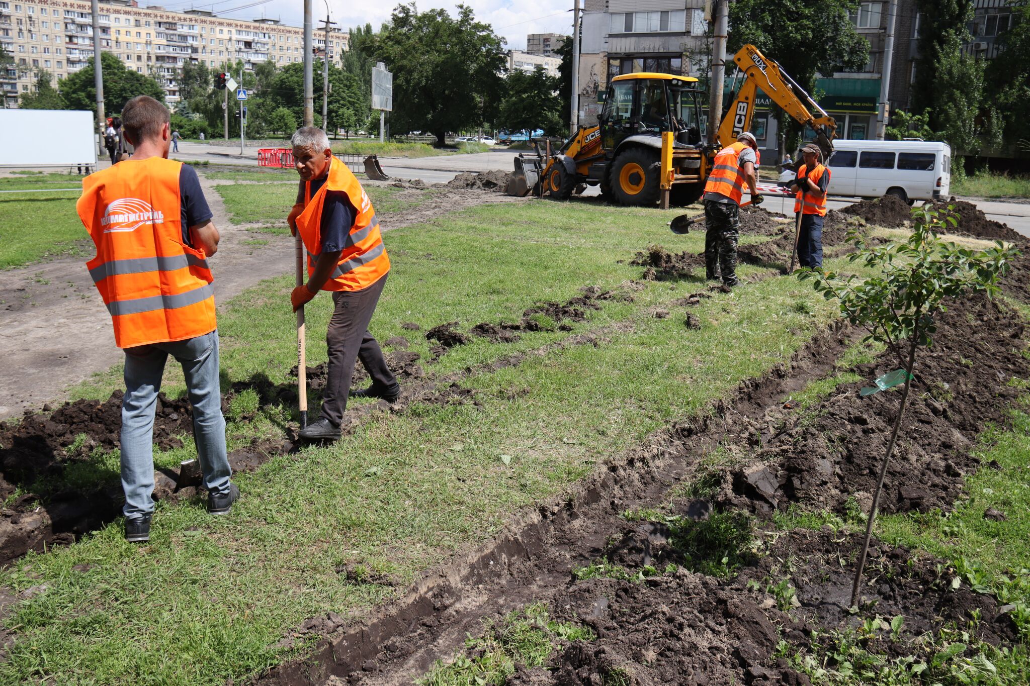 В Днепре стартовал второй этап реконструкции проезжей части пр. Героев