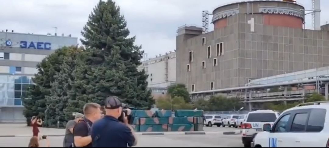 Окупанти тікають з території Запорізької АЕС від місії МАГАТЕ