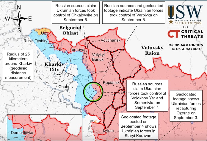 Тактична раптовість. Під Харковом ЗСУ просунулися на 20 кілометрів углиб російських позицій