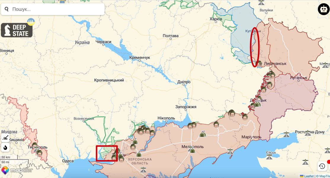 Контрнаступ на Херсонщині прогресує, – ISW