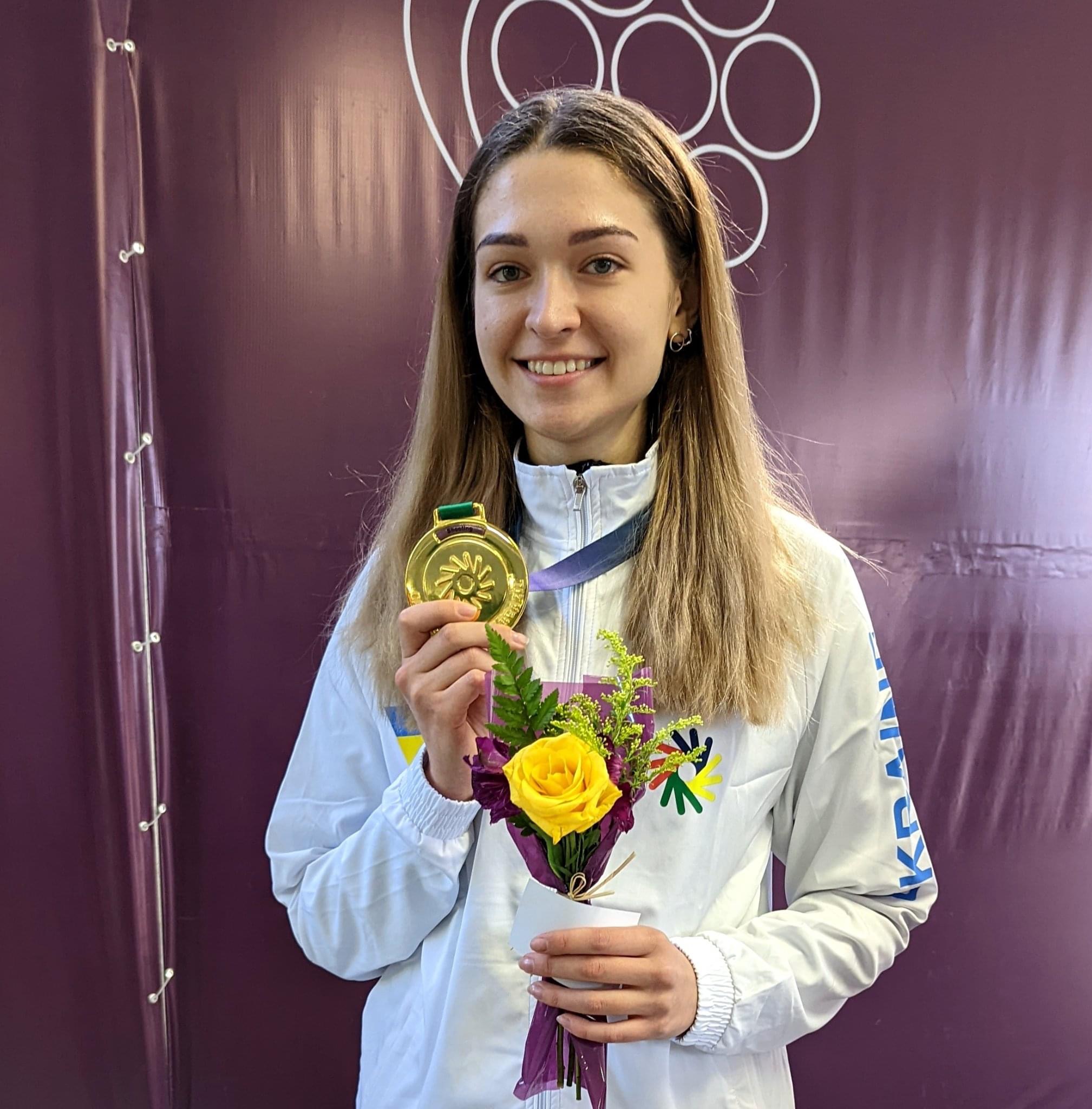Дніпровська спортсменка Віолета Ликова виборола золото на Дефлімпійських іграх у Бразилії