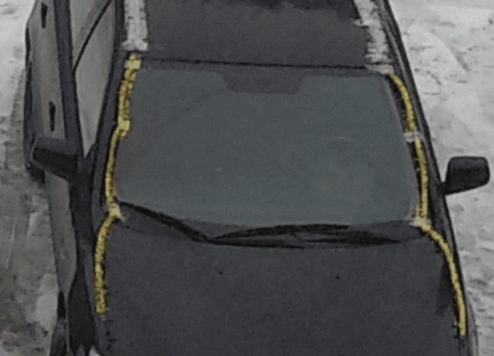 В Днепре появилось праздничное авто: фото