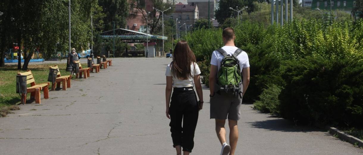 У Дніпрі в парку ім. Глоби видаляють хворі та аварійні рослини