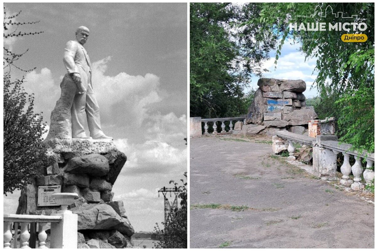 Де у Дніпрі стояв перший пам’ятник Кобзарю