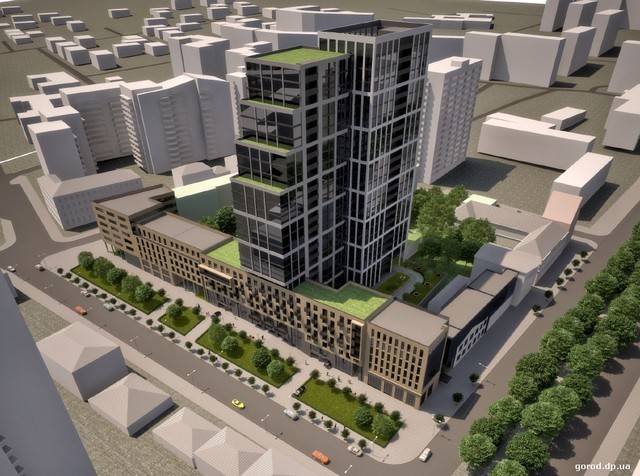 В центре Днепра появится красивый сквер и 73-метровая башня: подробности