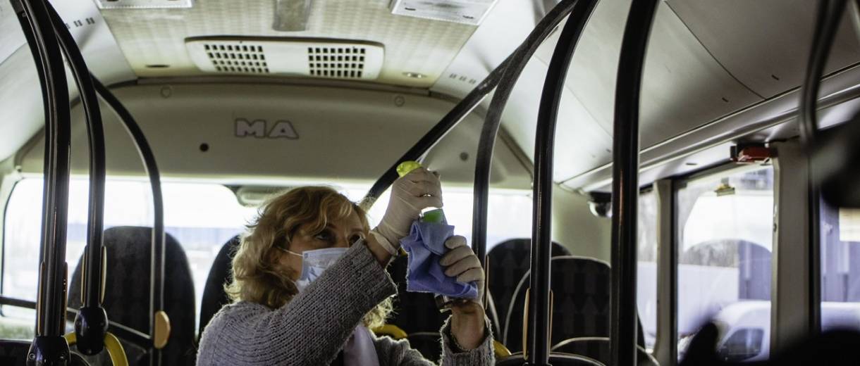 У Дніпрі посилили санітарну обробку міських автобусів