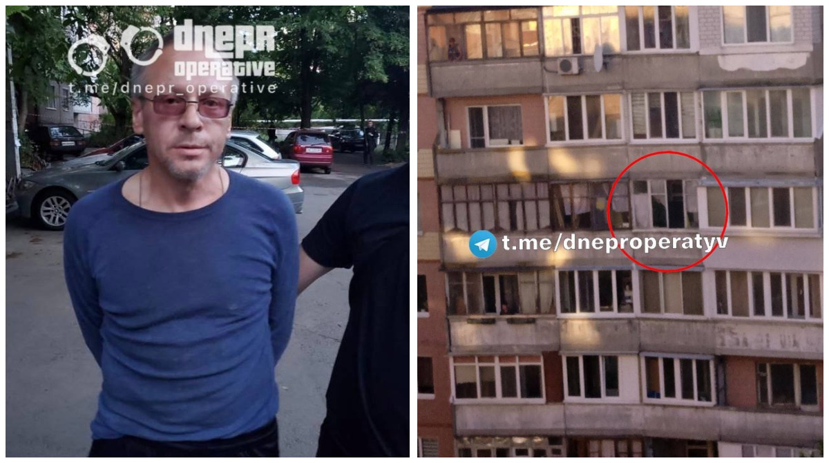 В Днепре из окна на Тополе мужчина бросил гранату: известно его имя (Фото)