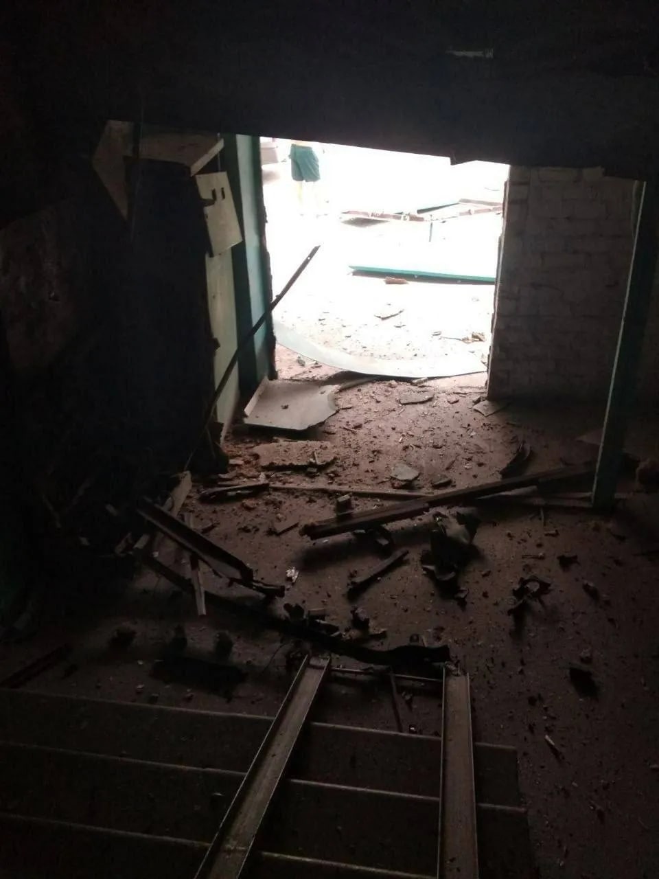 В оккупированном Энергодаре взорвали подъезд, где живет мэр-коллаборант