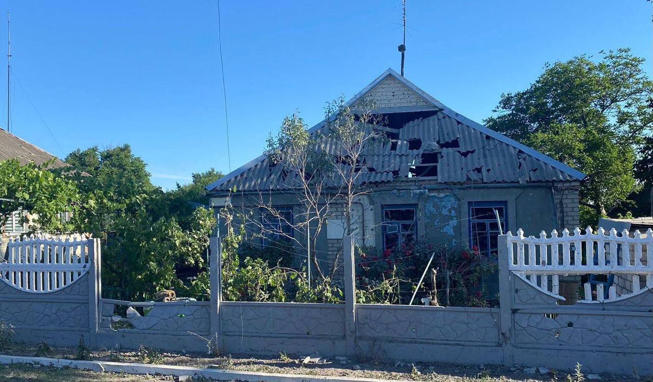Губернатор показал, как выглядит Апостолово после вражеской атаки