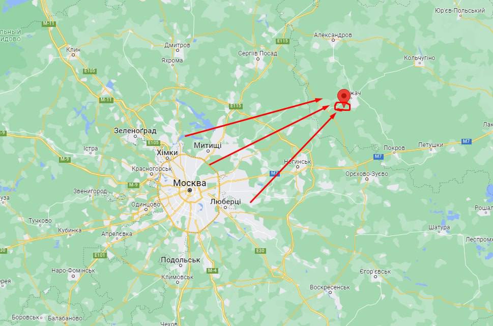 Підірвано склад боєприпасів за 80 км від Москви