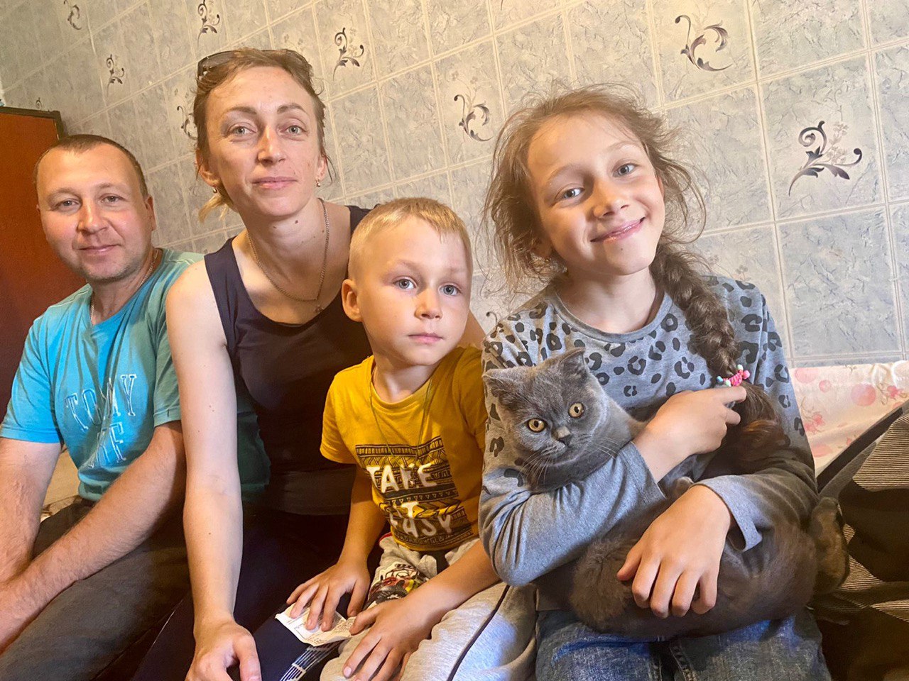 Дякуємо центру Геннадія Гуфмана за допомогу, – переселенці з Донеччини