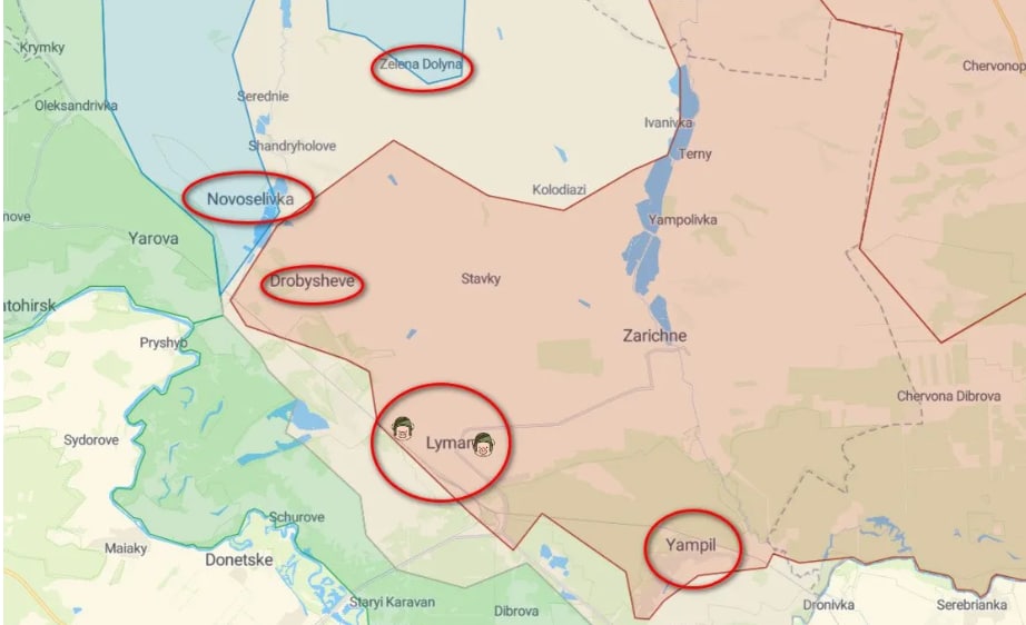 Операція з оточення Лиману на етапі завершення