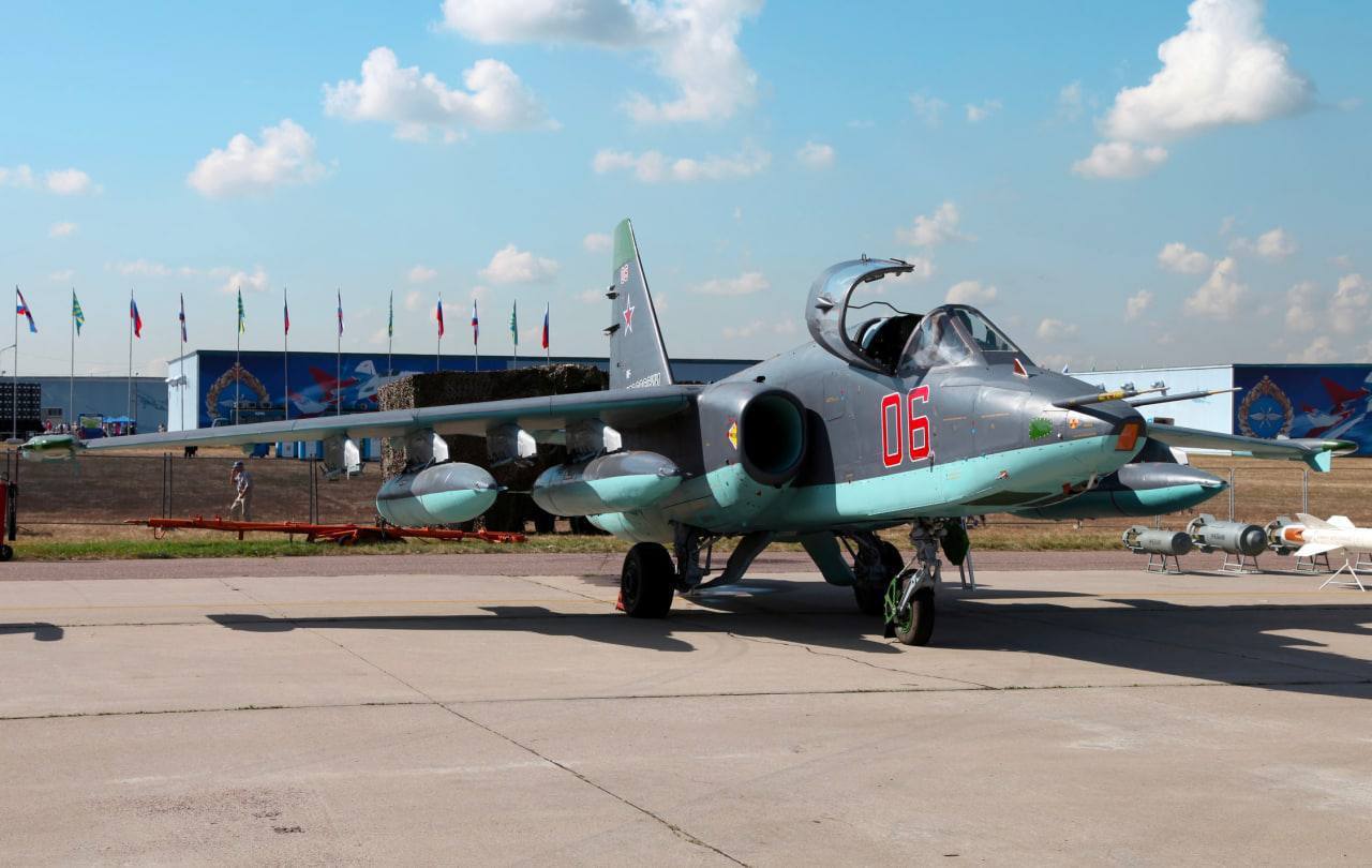 У Ростовській області Росії розбився військовий літак Су-25