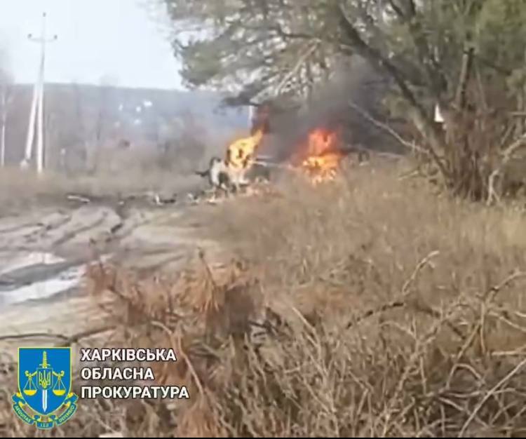 На Харківщині автомобіль з подружжям підірвався на вибуховому пристрої