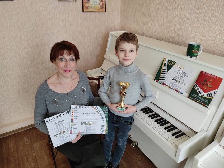 В Днепре юный пианист завоевал кубок Гран-при в международном конкурсе