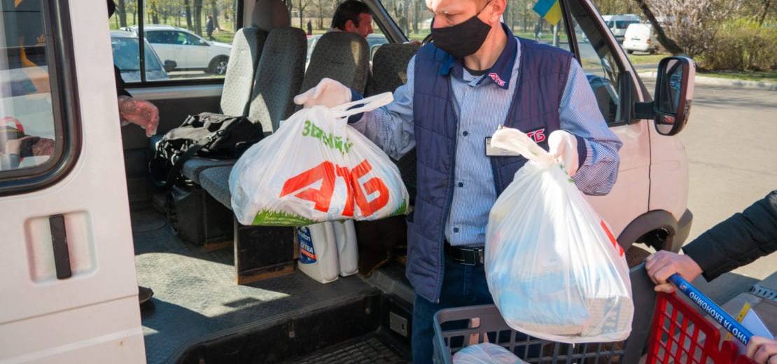 В Днепре “АТБ” бесплатно раздаст более 20 тыс. продуктовых наборов