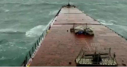 Появилось видео крушения турецкого сухогруза с украинцами на борту: капитан не выжил (ВИДЕО)