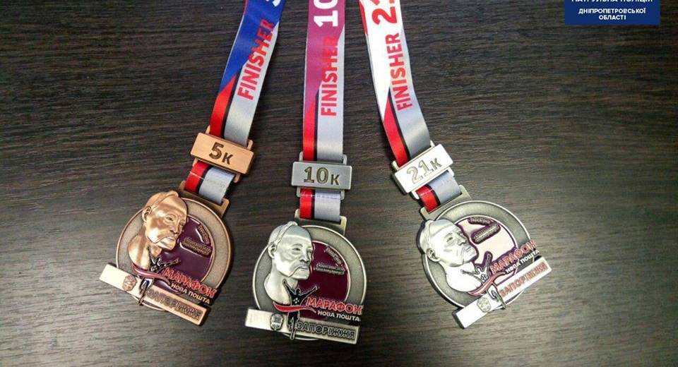 Дніпровська дівчина-патрульна посіла друге місце в онлайн-марафоні на 10 км