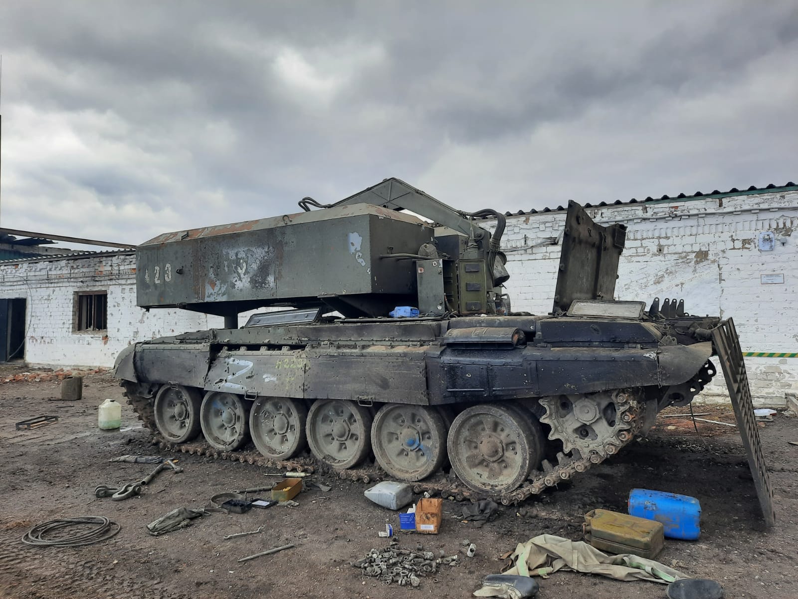 Холодноярці показали, скільки розбили техніки росіян в одному з сіл Харківщини (ФОТО)