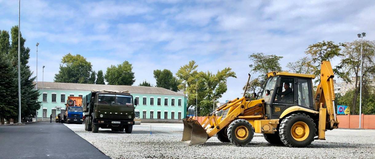 В Днепре реконструируют школу олимпийского резерва №3: фото