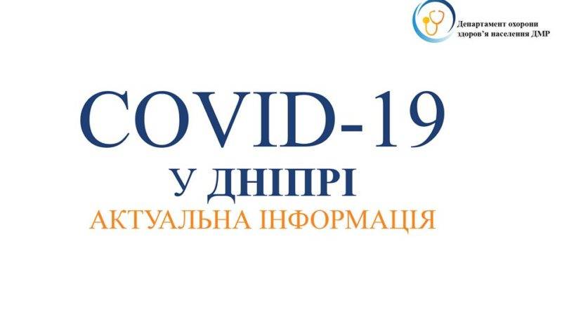 Статистика COVID-19 в Днепре