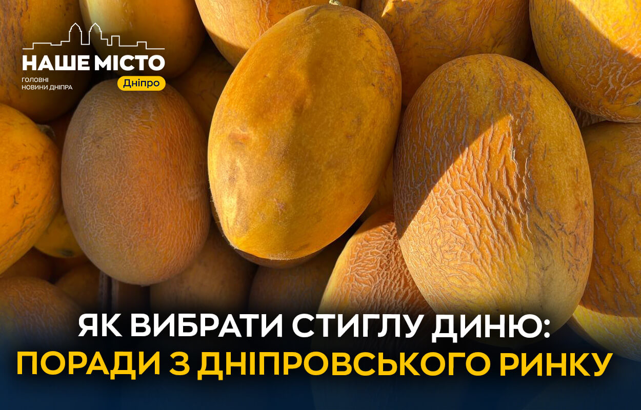 Як правильно вибрати диню в Дніпрі: поради від продавців