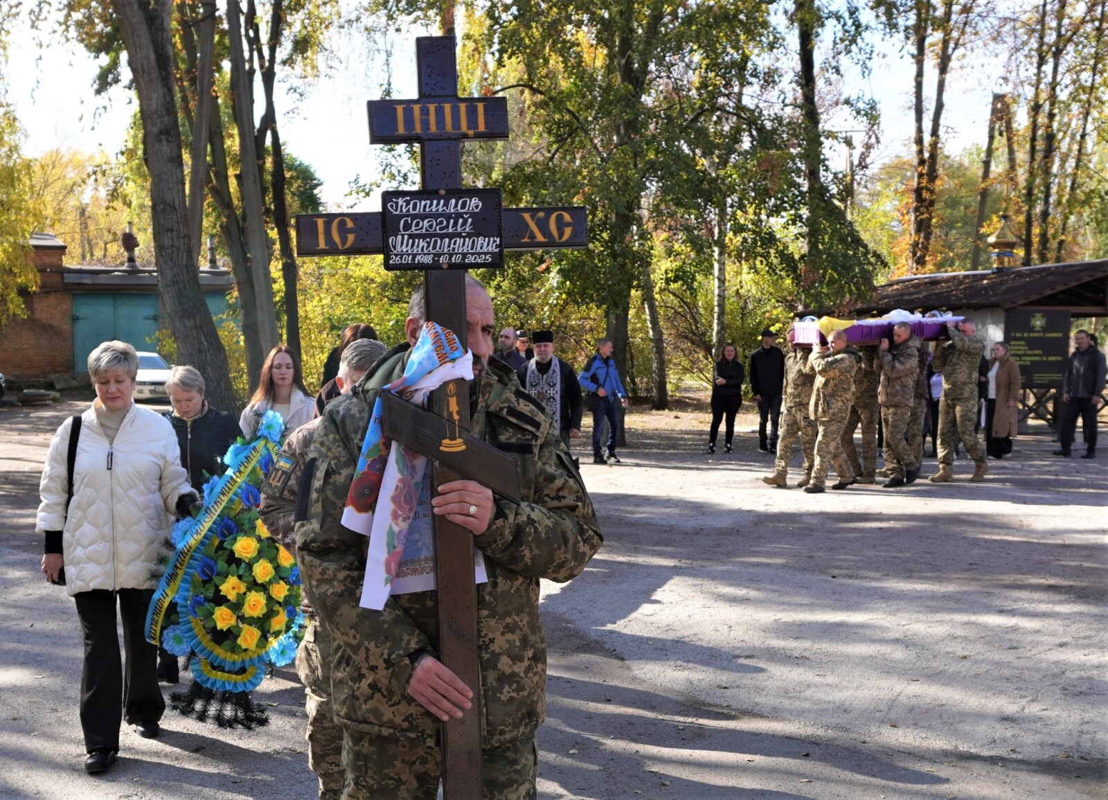 Нікополь прощався з героєм: Сергій Копилов віддав життя за Україну