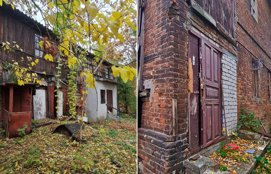 Виявлено столітній покинутий будинок на Крутогірному узвозі у Дніпрі