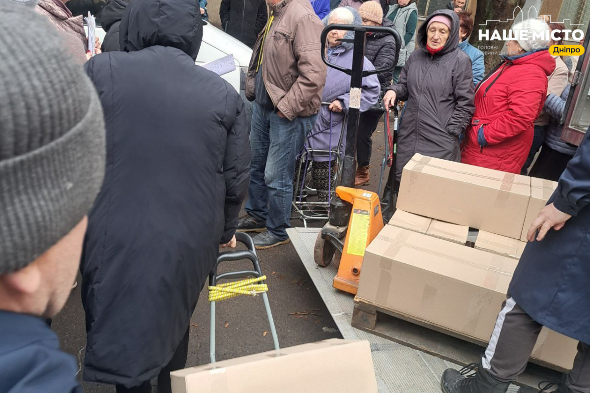 Допомога ВПО у Дніпрі: щомісяця видають продуктові набори