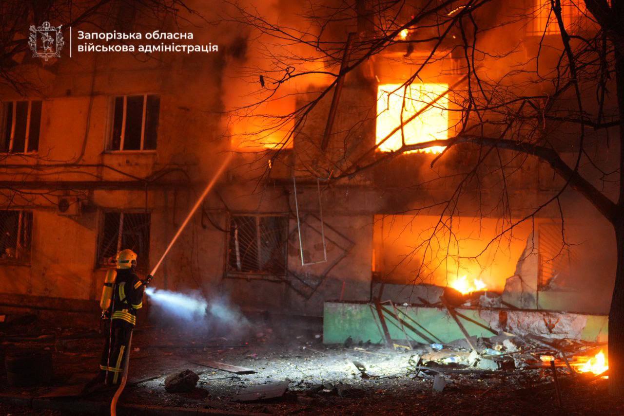 Масштабна атака на Запоріжжя: дрони вразили 51 будинок