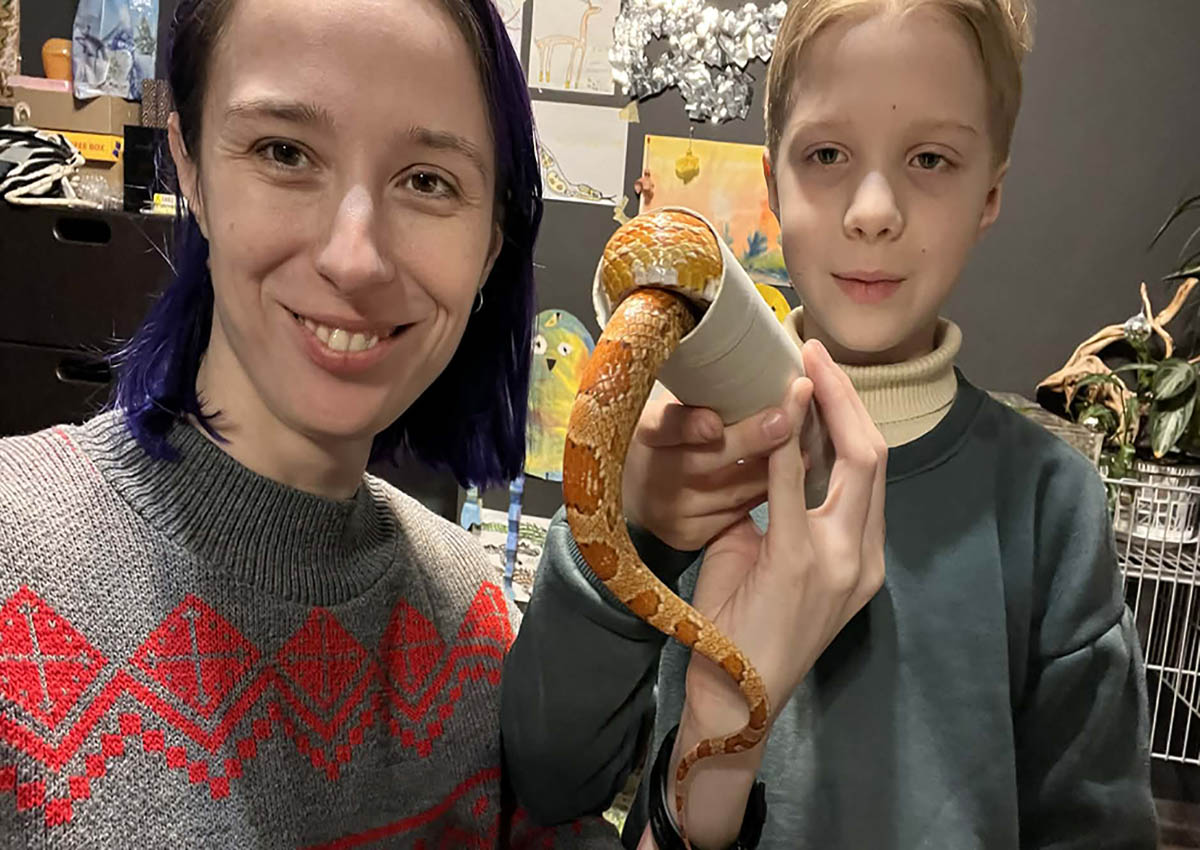 Змії як антистрес: новий тренд серед дніпрян