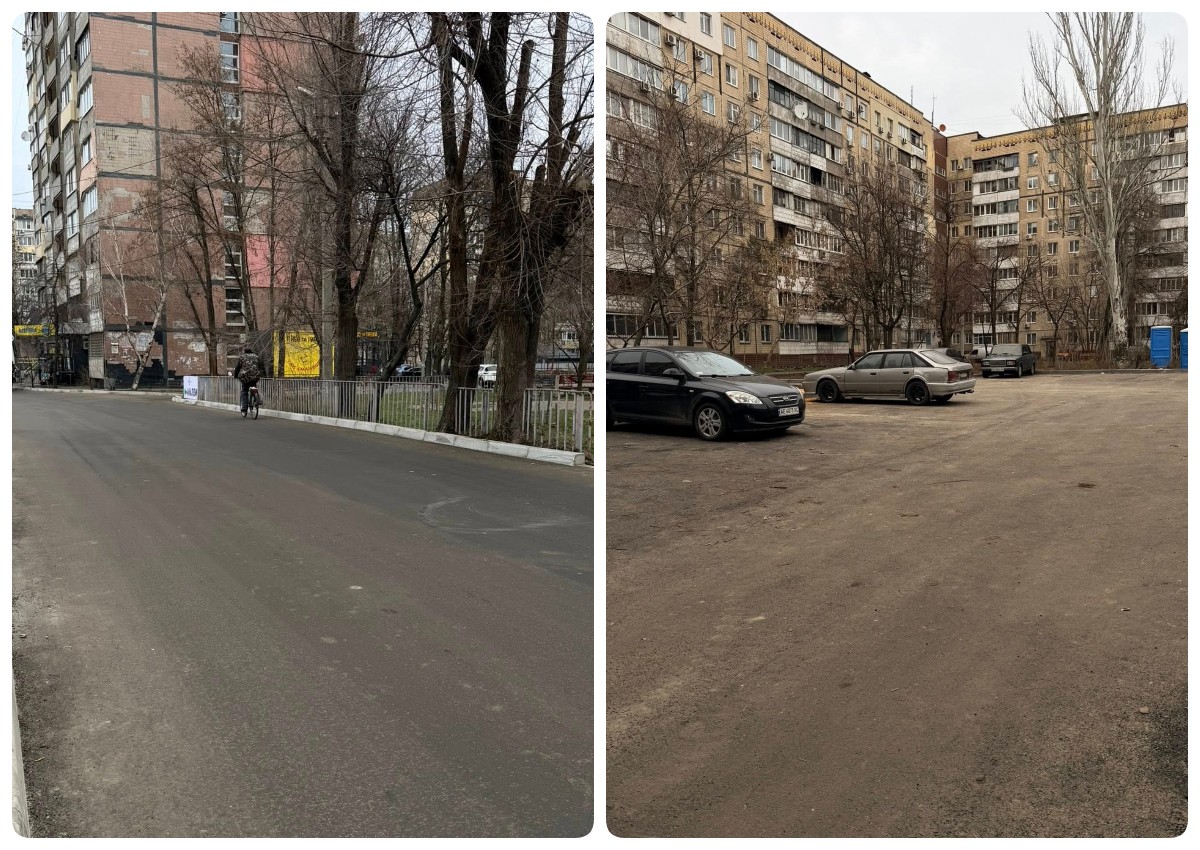 Завершення реконструкції вулиць на Калинівському у Дніпрі