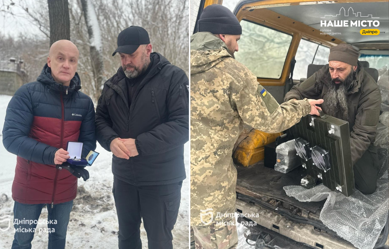 Дніпро забезпечив 128-му бригаді радіоелектронну допомогу