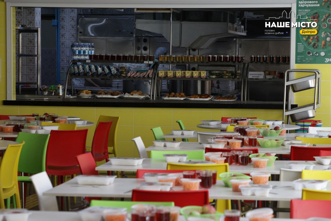 Нагляд за якістю шкільного харчування у Дніпрі