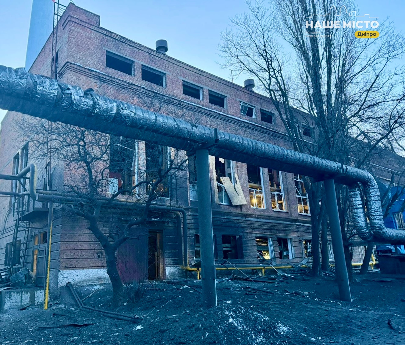 Пошкодження котельні у Дніпрі внаслідок обстрілу: Деталі інциденту