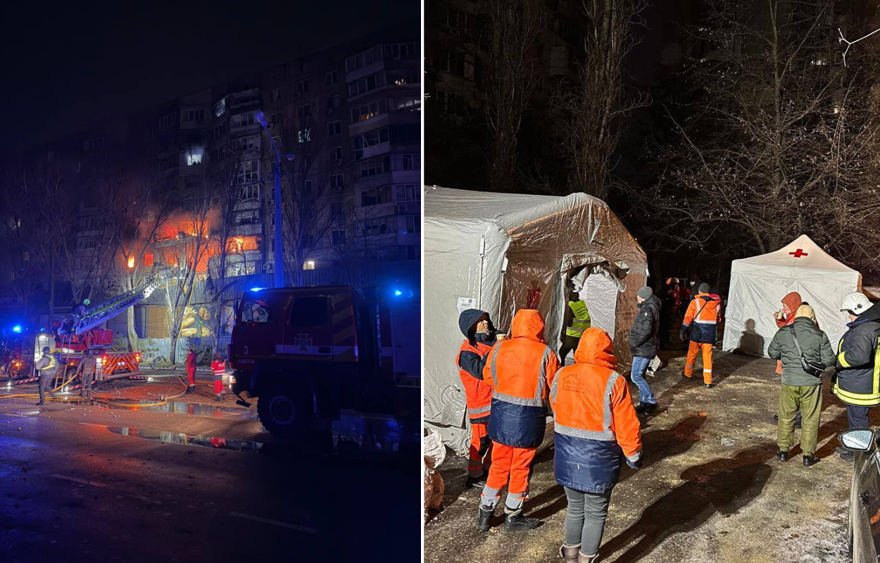 Атака дронами в Одесі: 22 постраждалих, уражено інфраструктуру