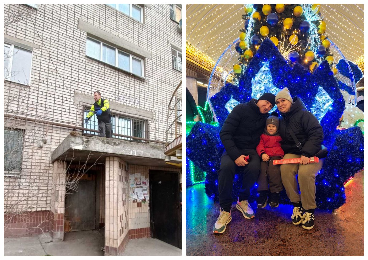 Комунальник з Дніпра врятував пенсіонерку під час ракетної атаки