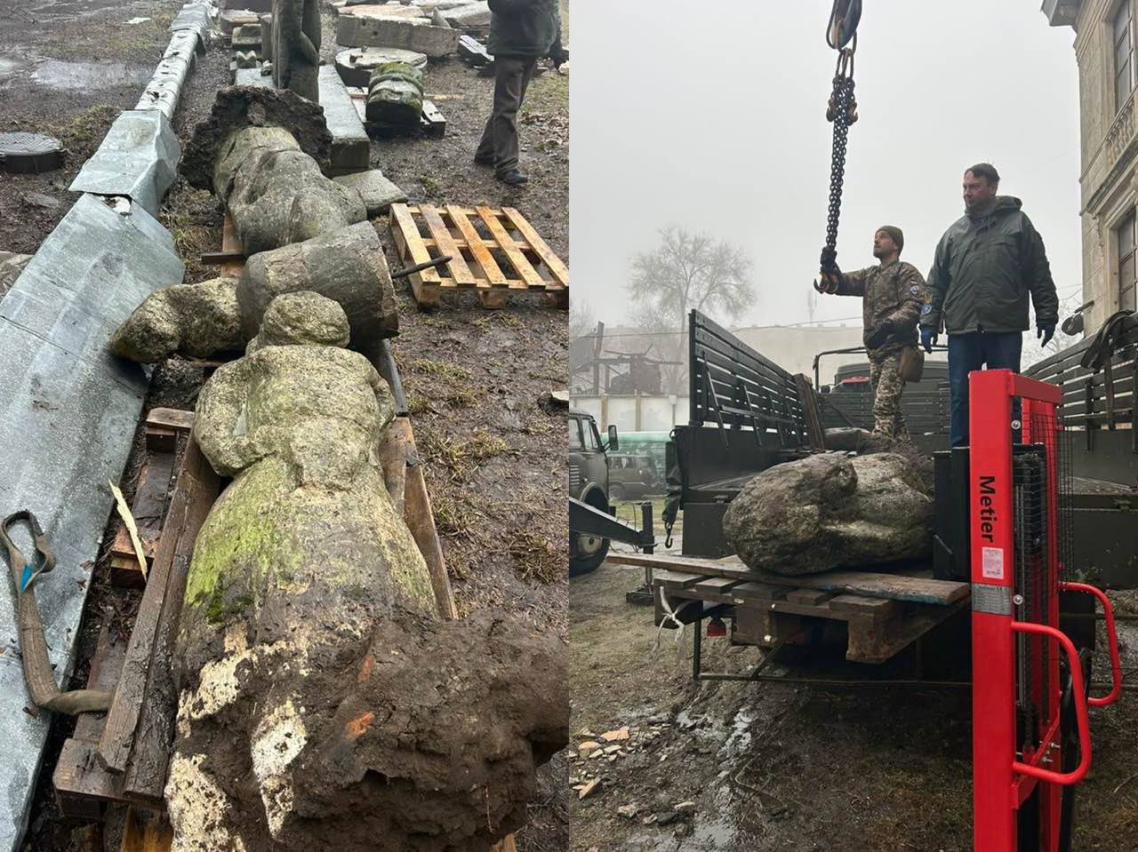Евакуація історичних стел з прифронтової зони до Дніпра
