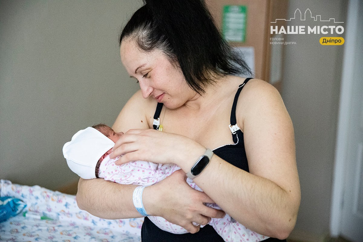 У Дніпрі жінка у 41 рік стала мамою вдруге