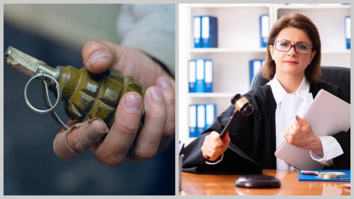 Військовий у Дніпрі кинув гранату у двір: отримав умовне покарання