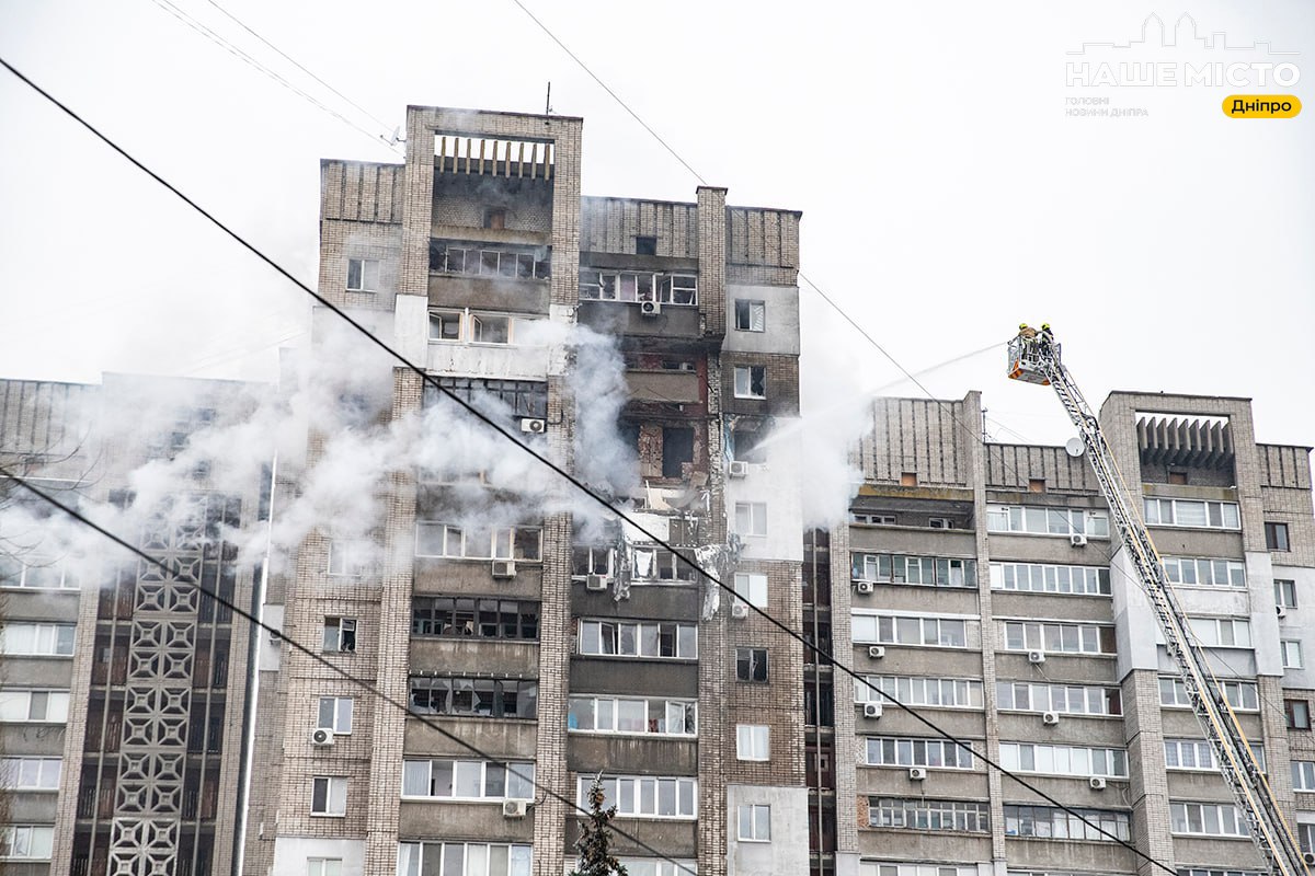 У Дніпрі від війни постраждало понад 1400 будинків