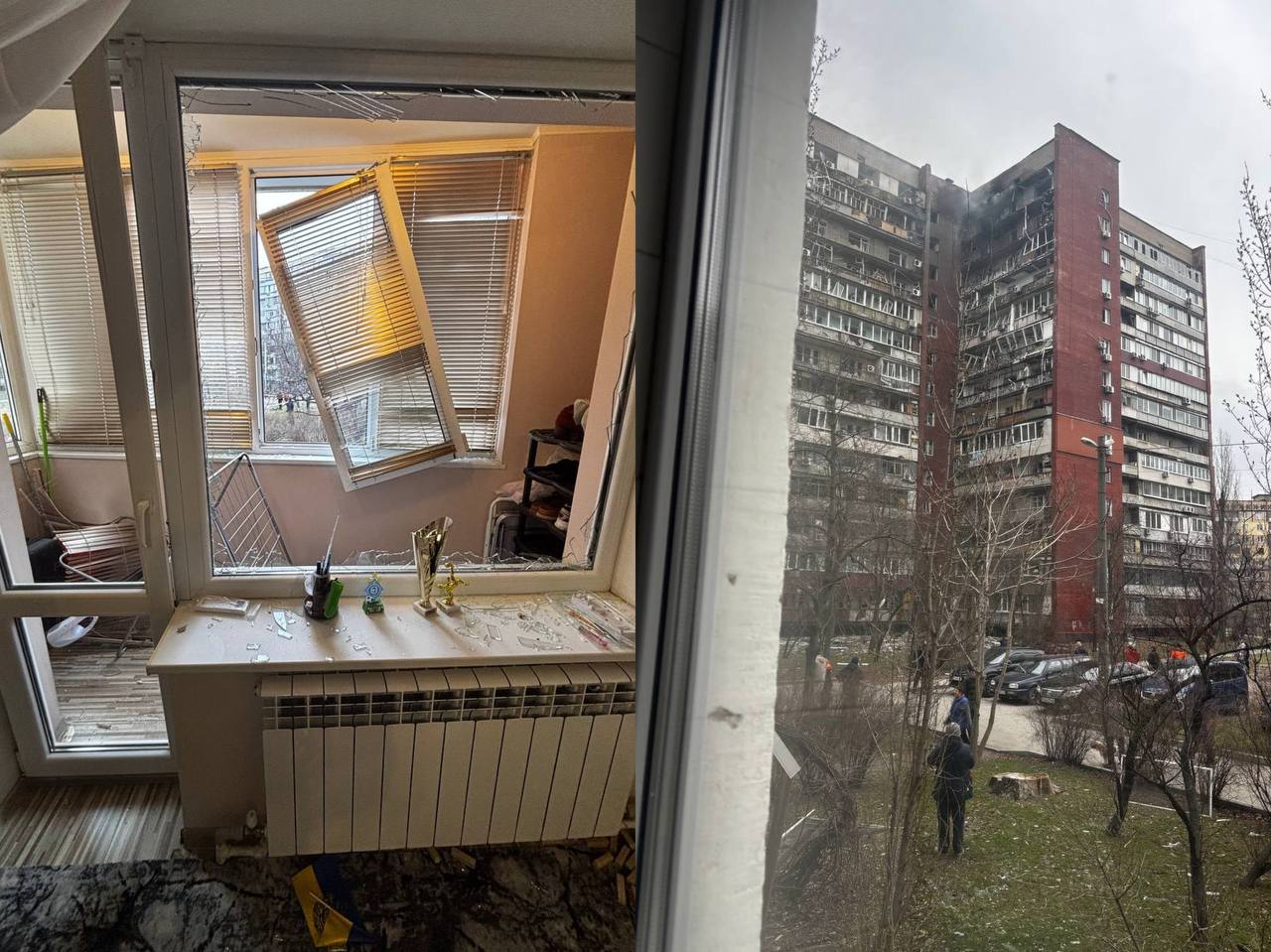 У Дніпрі внаслідок атаки пошкоджено квартиру голови обласної журналістської спілки