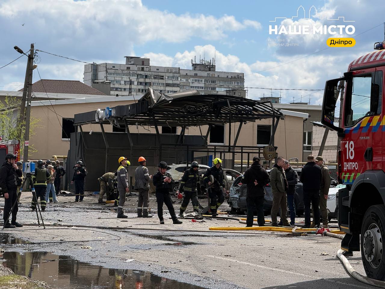 Удар по Дніпру: 11 постраждалих та одна загибла внаслідок безпілотної атаки