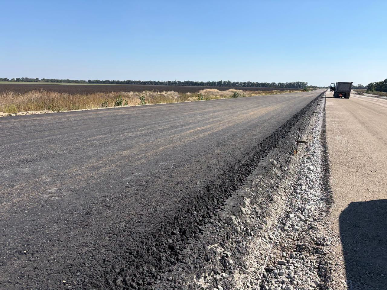 Будівництво чотирисмугової дороги Н-31 на Дніпропетровщині триває