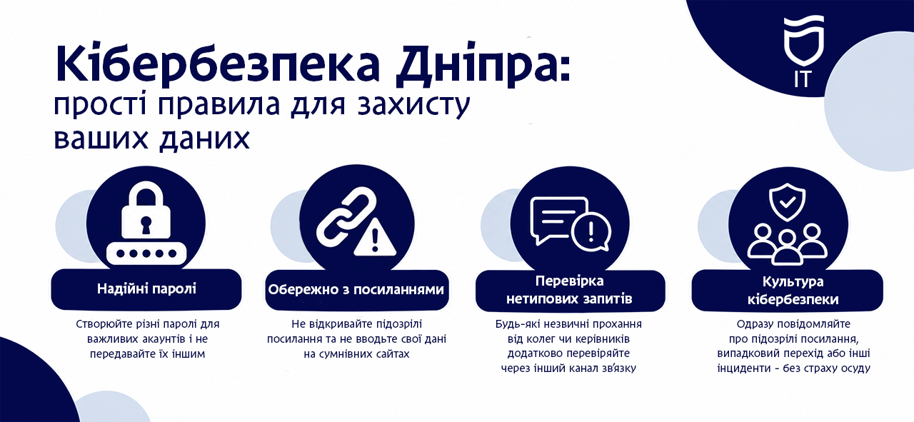 Прості поради для захисту акаунтів від шахраїв у Дніпрі